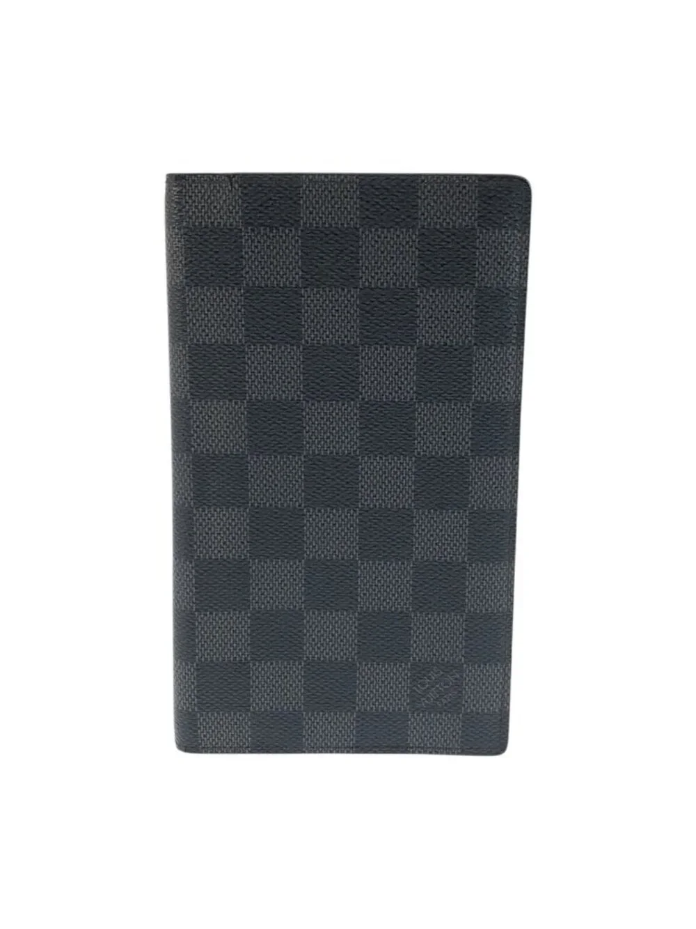 Louis Vuitton Damier Graphite Portefeuille Brazza Black Gray Wallet